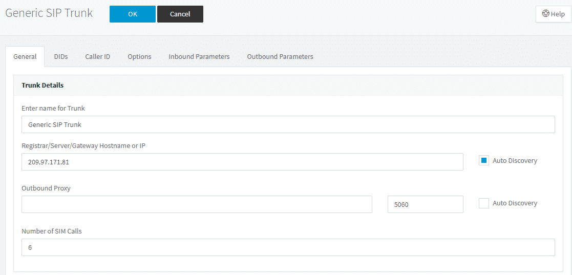 Configuring a SIP Trunk VoIP Provider 3cx setup