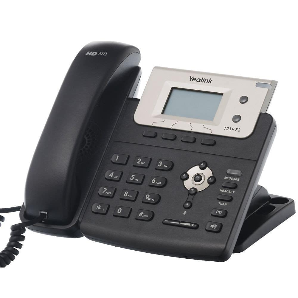 4 Yealink SIP-T21P-E2 Entry Level 2 Line IP Phone w/ HD Voice PoE 10/100 T21P E2 
