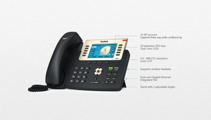 Yealink SIP-T29G Enterprise Gigabit HD IP Phone - Image 2