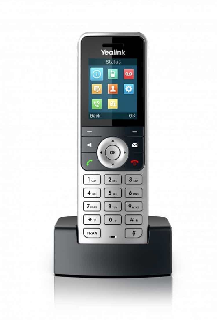 Yealink YEA-W56P Wireless HD IP Dect Cordless Voip Phone and Device 